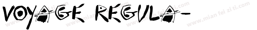 voyage regula字体转换